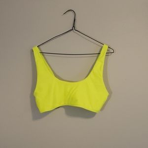 Neon swim top